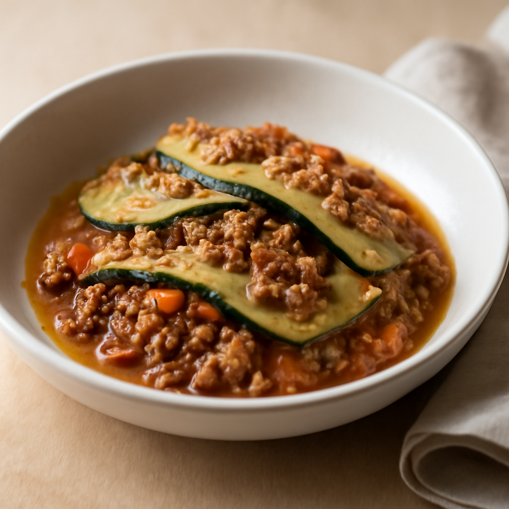 Gentle Lasagne (or no-pasta, moussaka-style)