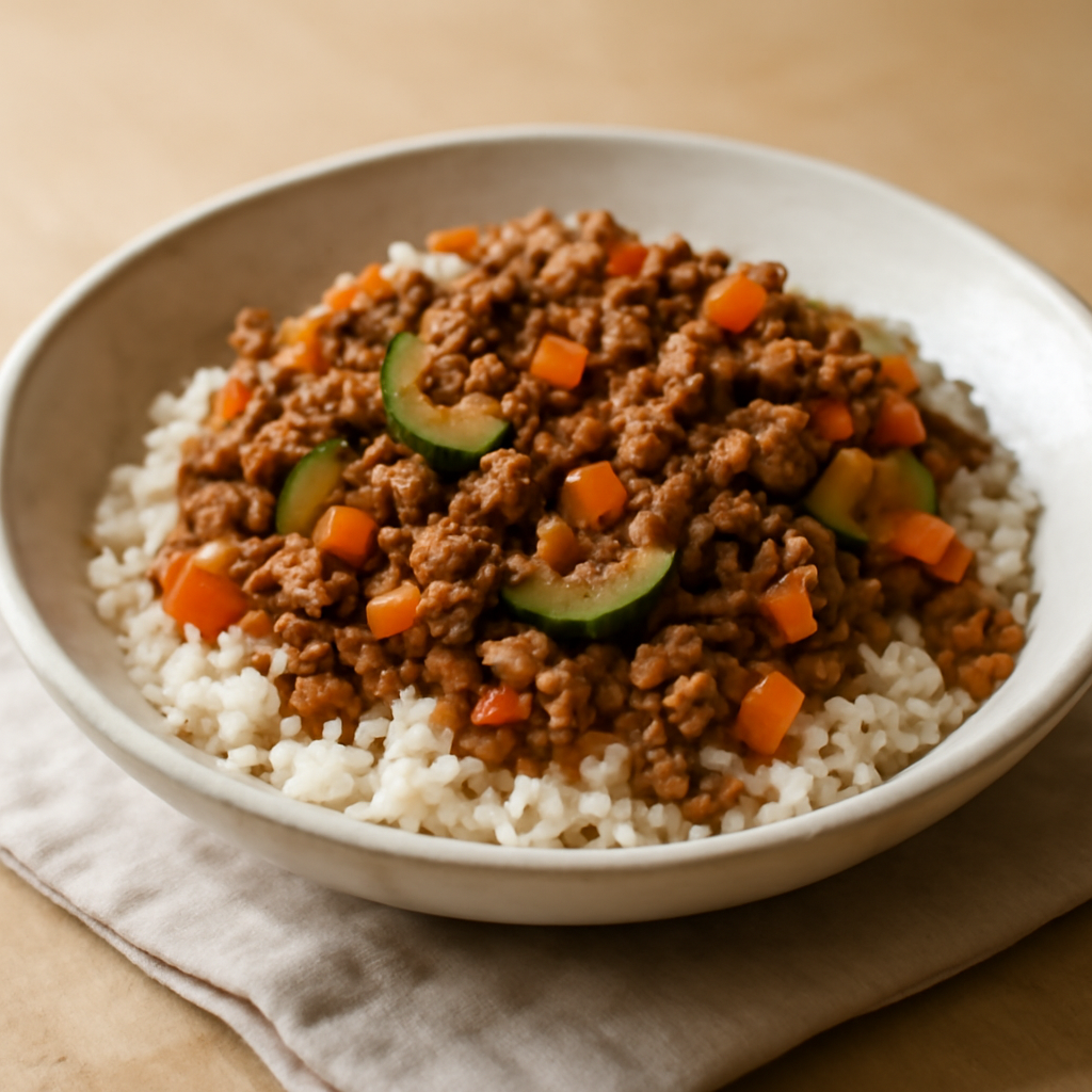 Mild Beef & Rice Bowl